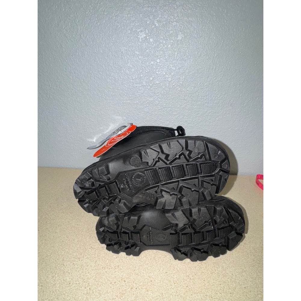 Wonder Nation Kids Black Waterproof Winter Boots Temperature -25 Size 7 - Picture 6 of 7